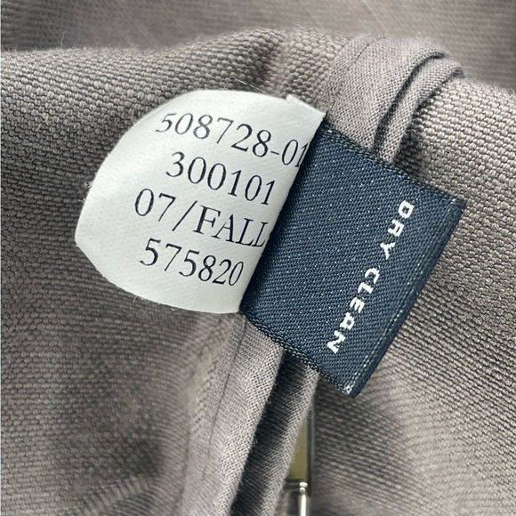 Banana Republic Gray Jacket Lightweight Women’s Size 4 Linen Cotton Blend - Picture 12 of 15